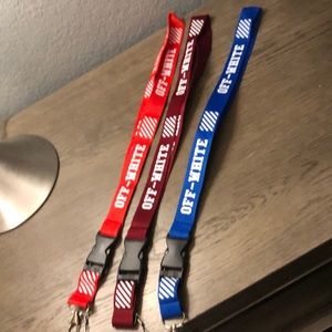 Pack of Three designer lanyards
